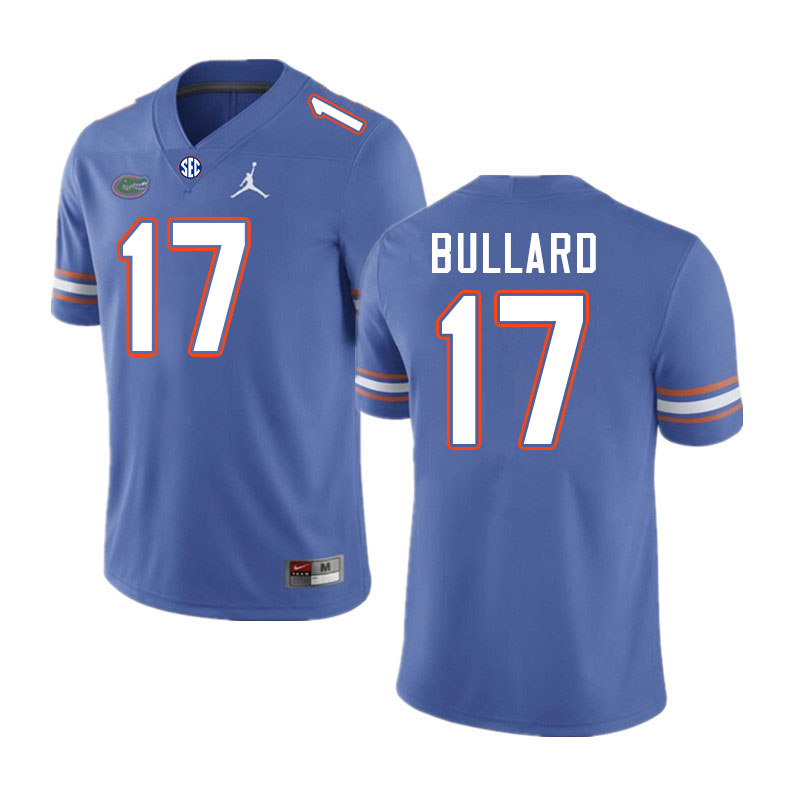 Florida Gators #17 Titus Bullard College Football Jerseys Stitched-Royal